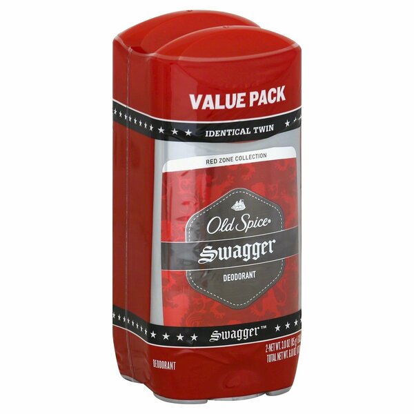 Old Spice RED ZONE DEODORANT SWAGGER TWIN PACK 12/2 3Z 704016